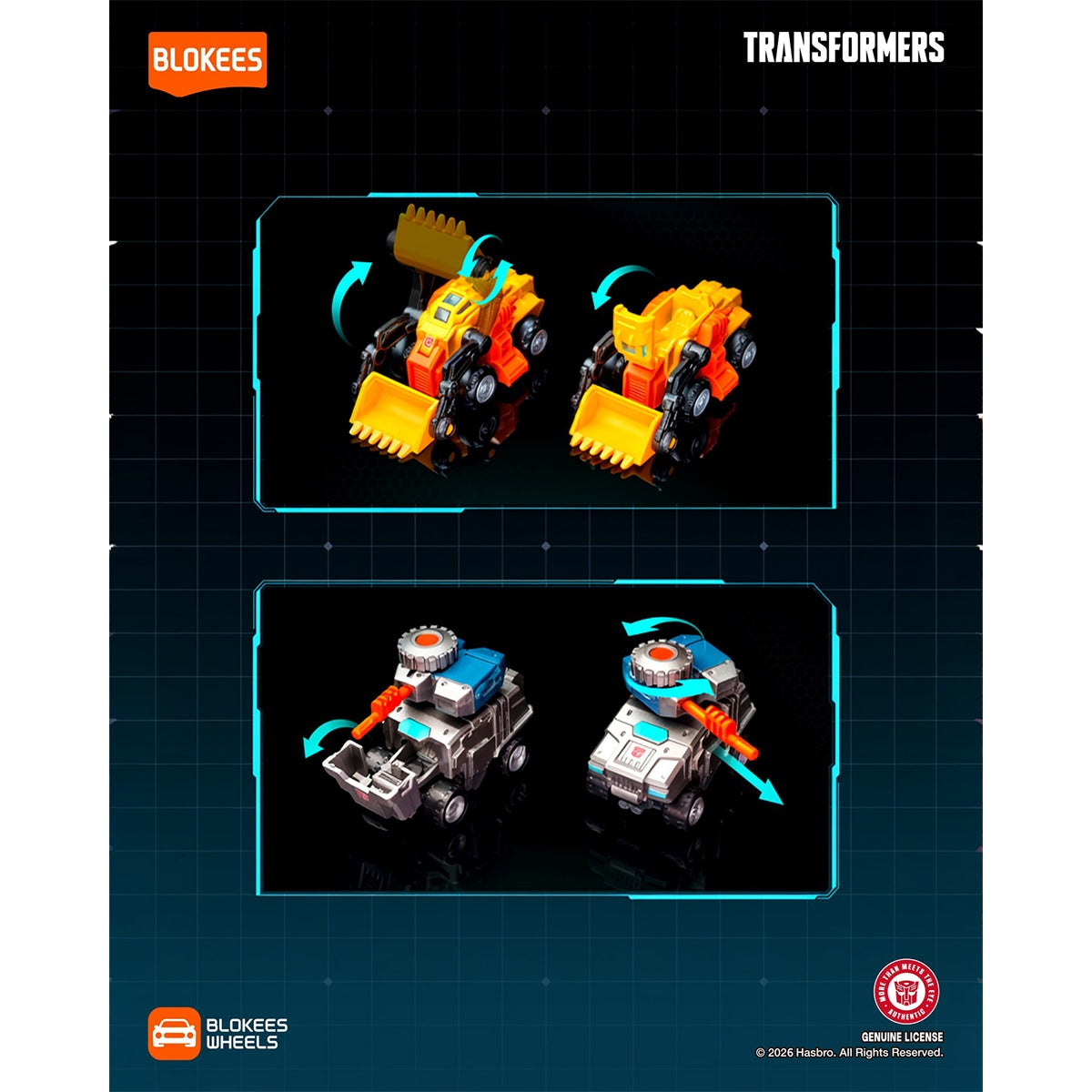 Đồ Chơi Siêu Xe Blokees Wheels Transformers Bộ Sưu Tập 02 BLOKEES 75679