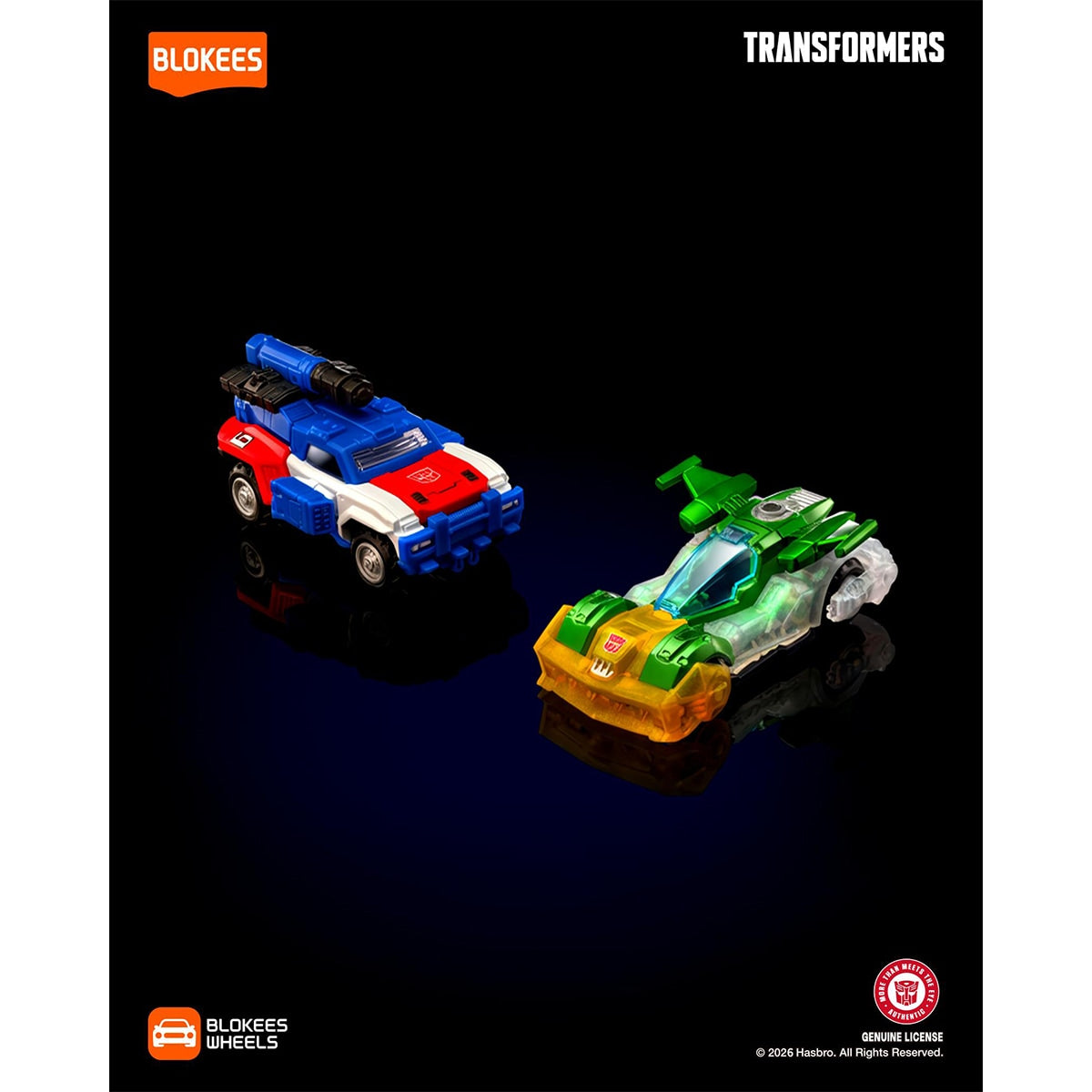 Đồ Chơi Siêu Xe Blokees Wheels Transformers Bộ Sưu Tập 02 BLOKEES 75679