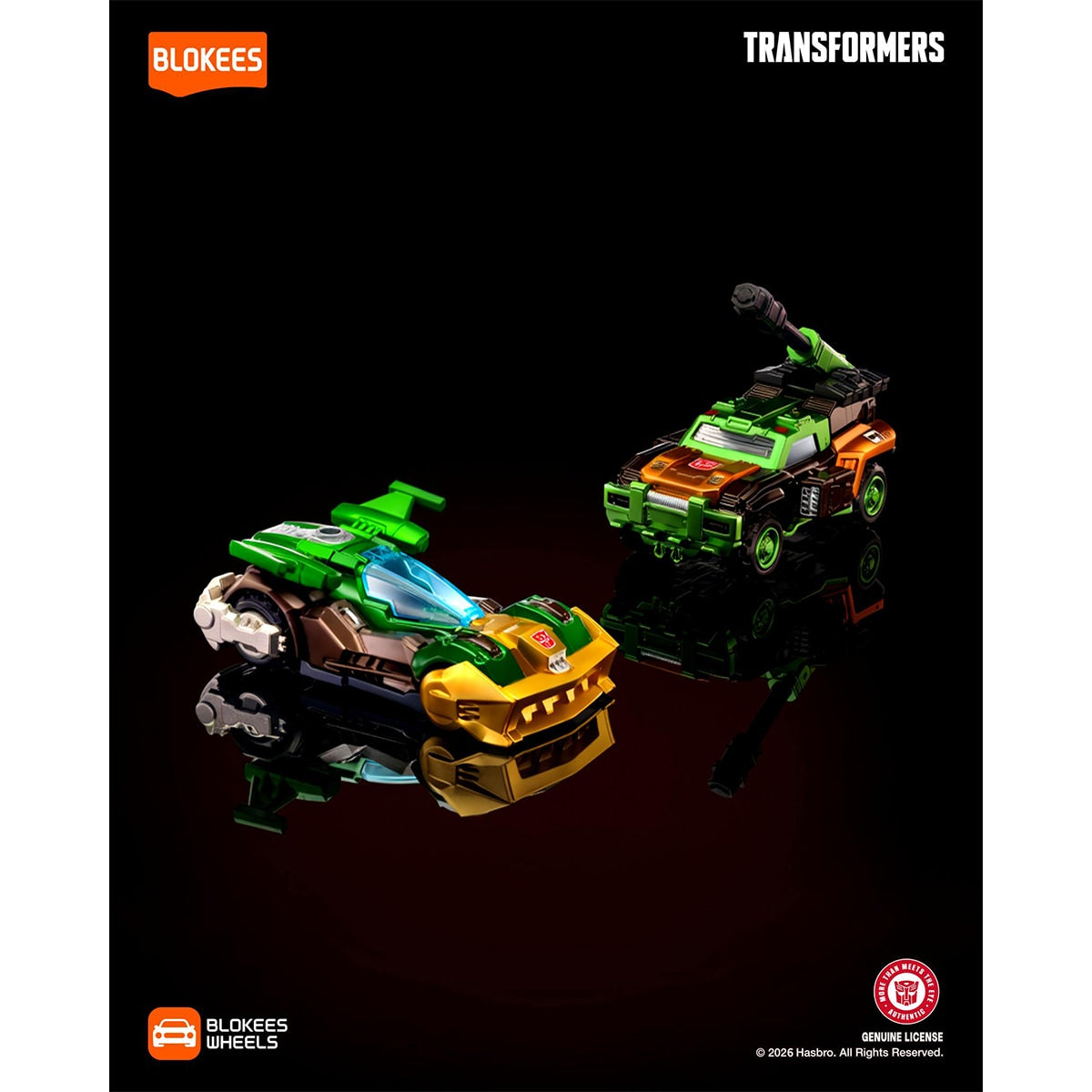 Đồ Chơi Siêu Xe Blokees Wheels Transformers Bộ Sưu Tập 02 BLOKEES 75679