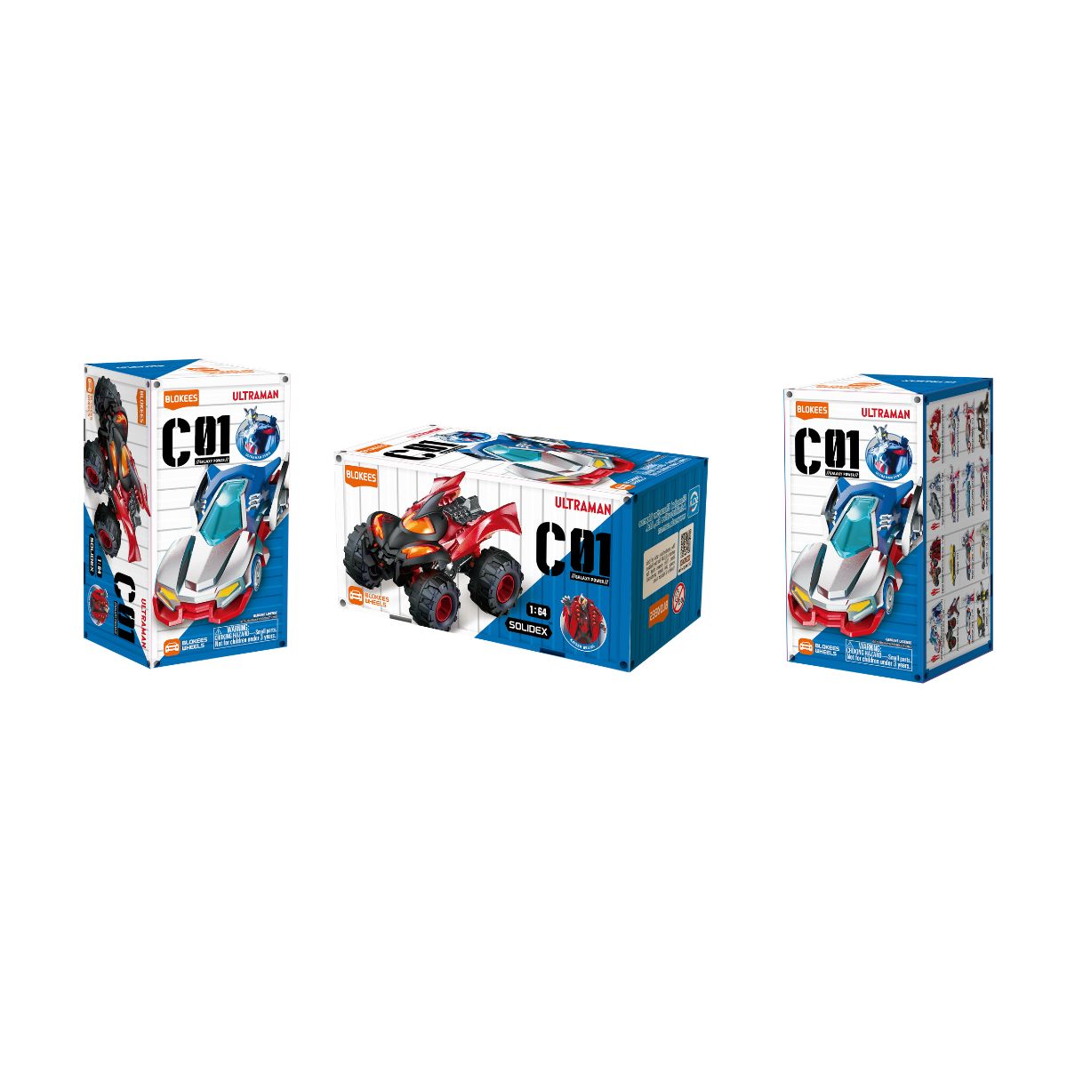Đồ Chơi Siêu Xe Blokees Wheels Ultraman Bộ Sưu Tập 01 Galaxy Power BLOKEES 75605