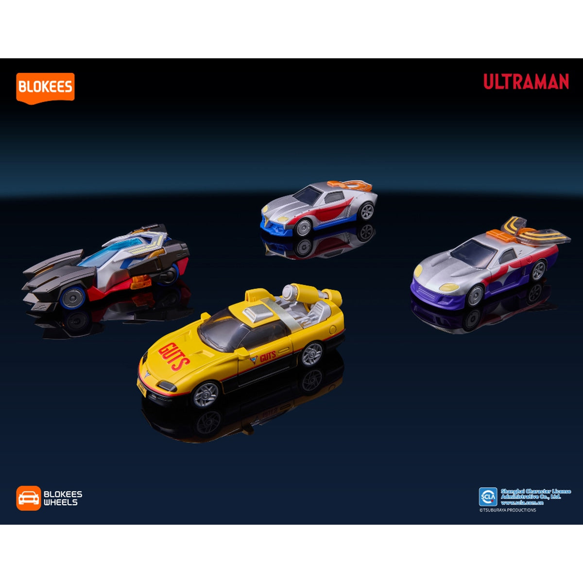 Đồ Chơi Siêu Xe Blokees Wheels Ultraman Bộ Sưu Tập 01 Galaxy Power BLOKEES 75605