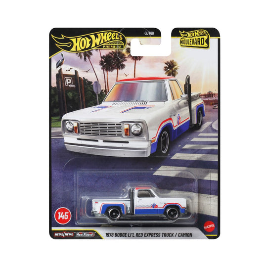 Đồ Chơi Siêu Xe BOULEVARD - 1978 DODGE LIL RED EXPRESS TRUCK HOT WHEELS JHW27/GJT68