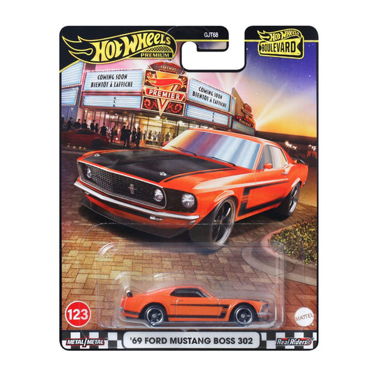 Đồ Chơi Mô Hình Siêu Xe Boulevard - 69 Ford Mustang Boss 302 HOT WHEELS GJT68