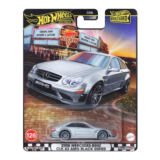 Boulevard Supercar Model Toy - Mercedes-Benz CLK63 AMG Black Series - Hot Wheels GJT68