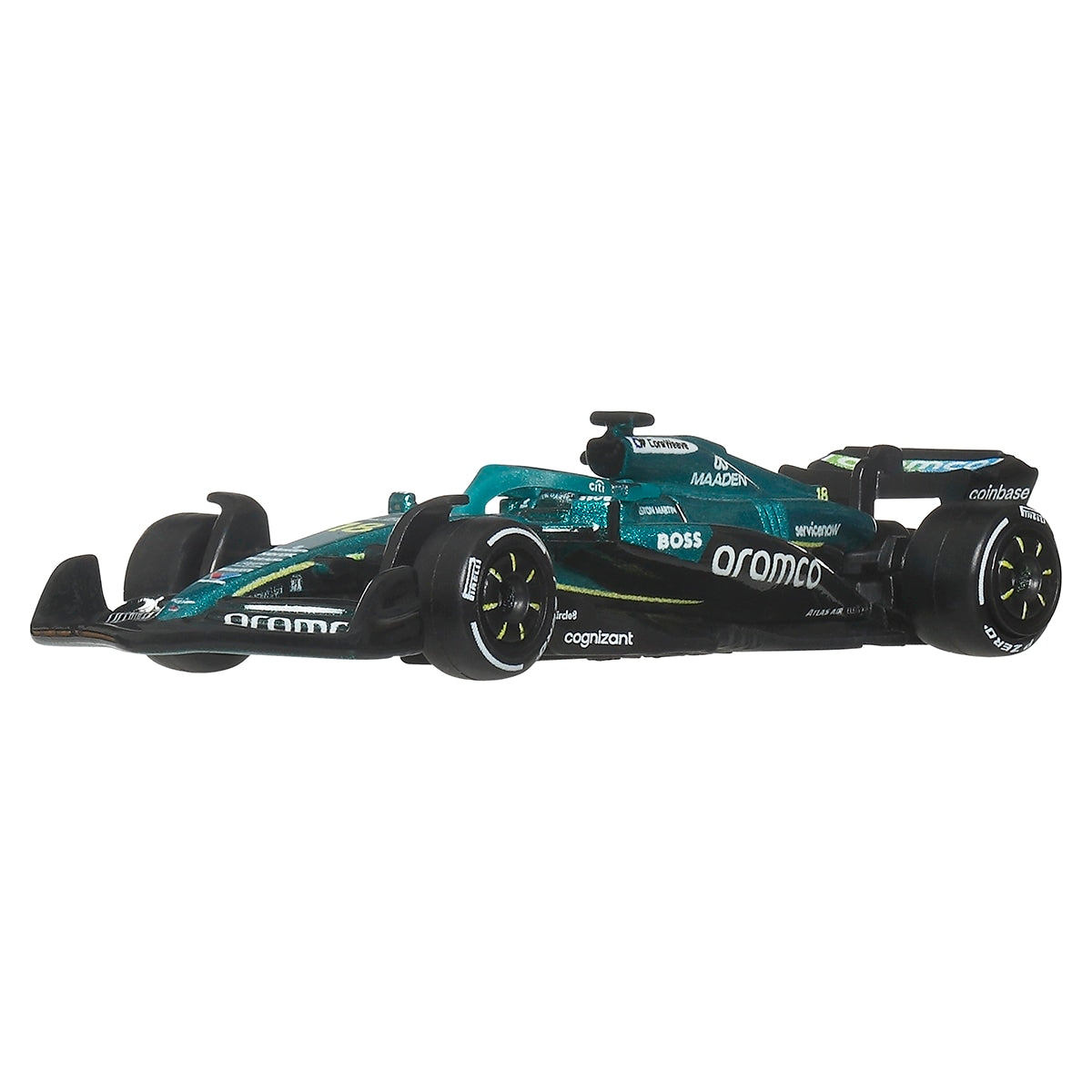 Đồ Chơi Siêu Xe Đua F1 Race Team Aston Martin - Tay Đua Số 18 HOT WHEELS JKD87/HRV11