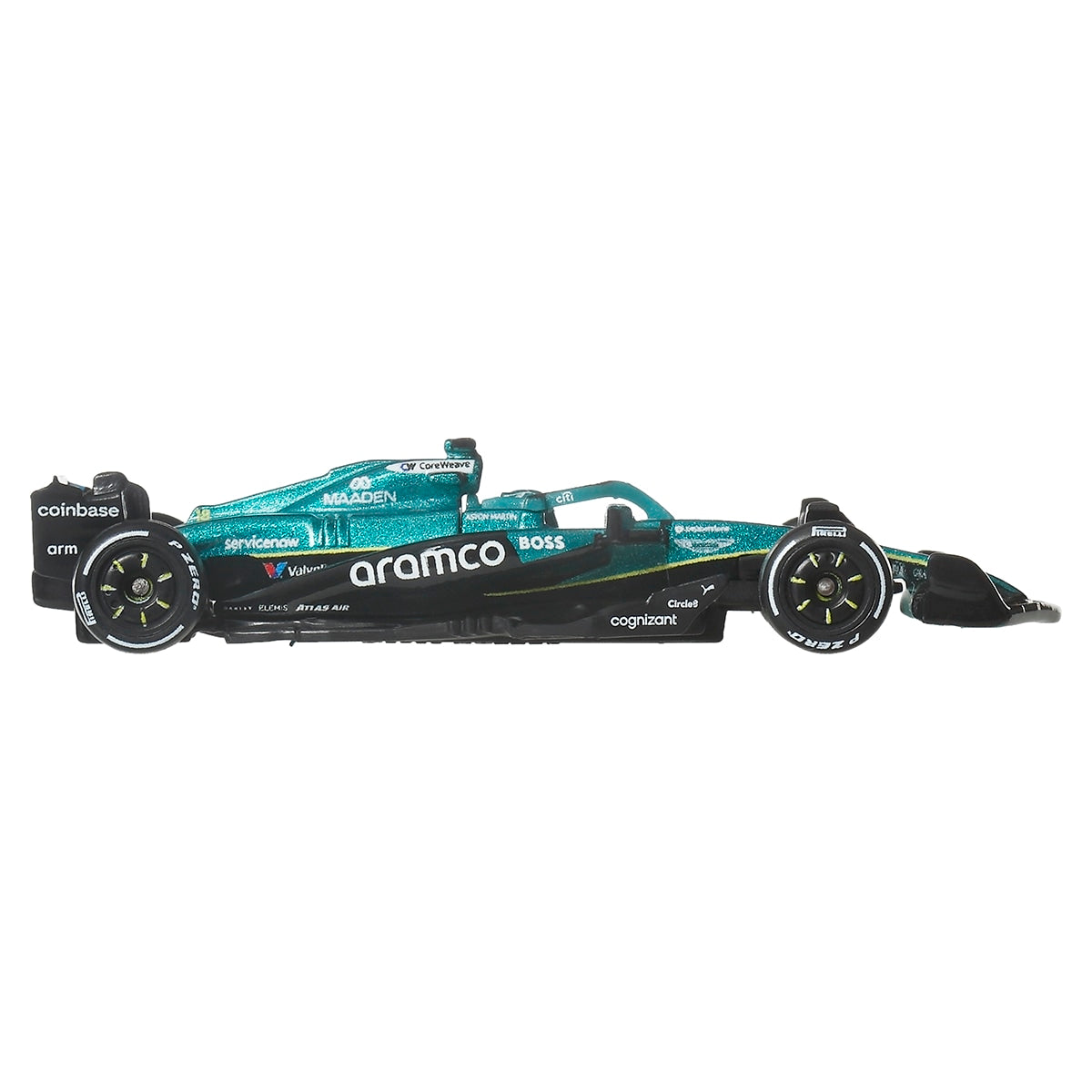 Đồ Chơi Siêu Xe Đua F1 Race Team Aston Martin - Tay Đua Số 18 HOT WHEELS JKD87/HRV11