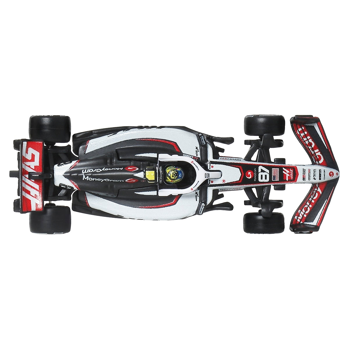 Đồ Chơi Siêu Xe Đua F1 Race Team Haas - Tay Đua Số 87 HOT WHEELS JKD90/HRV11