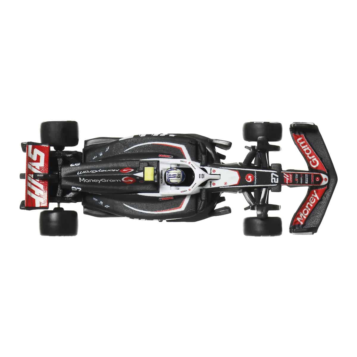 Đồ Chơi Mô Hình Siêu Xe Đua F1 Moneygram Haas F1 HOT WHEELS HRV11