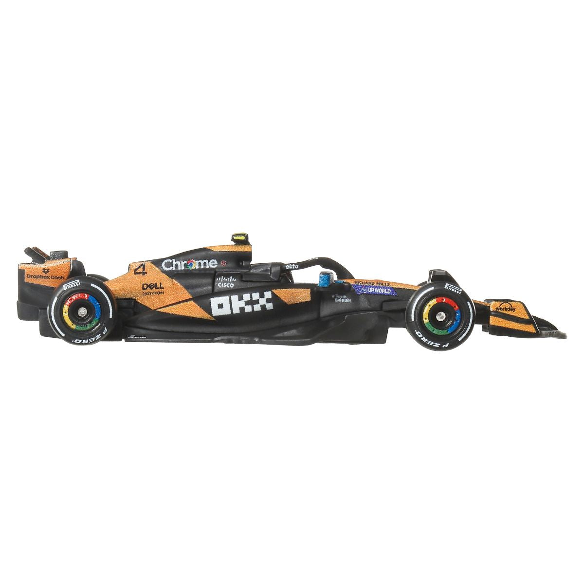Đồ Chơi Siêu Xe Đua F1 Team Mclaren - Tay Đua 04 HOT WHEELS HRV11