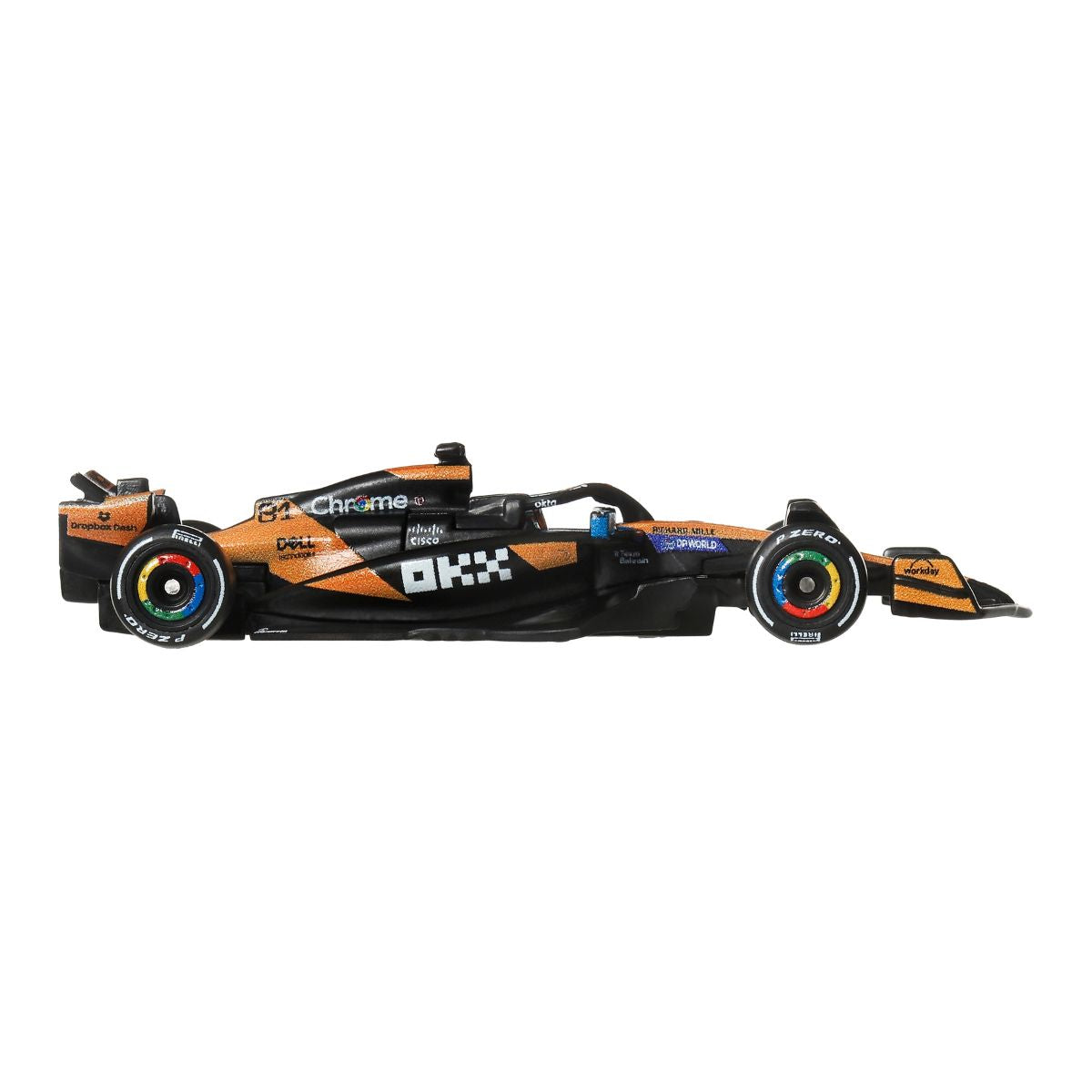 Đồ Chơi Siêu Xe Đua F1 Team Mclaren - Tay Đua 81 HOT WHEELS HRV11