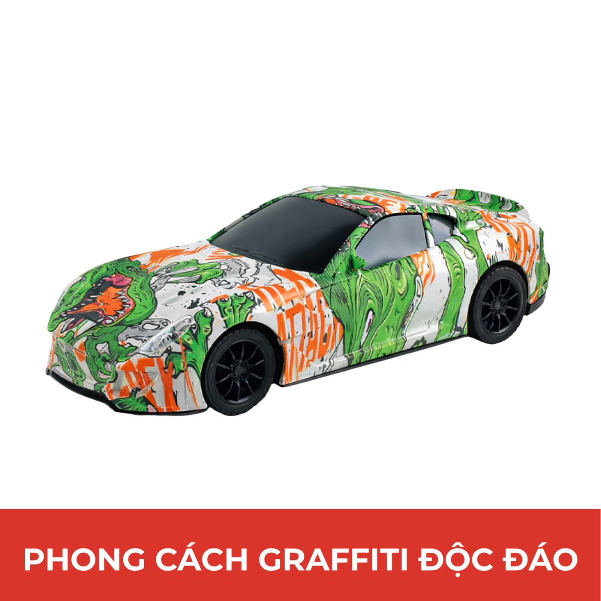 Đồ Chơi Siêu Xe Đua Graffiti Đường Phố Điều Khiển Từ Xa (Xanh) VECTO VT5998