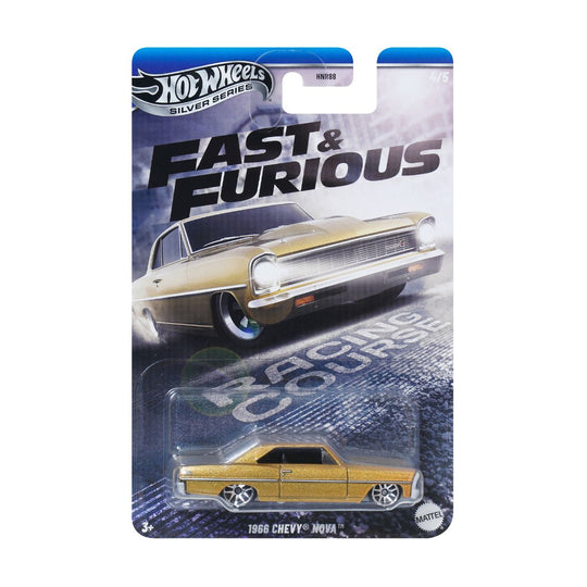 Fast & Furious Supercar Model Car: 1966 Chevy Nova, Hot Wheels HNR88