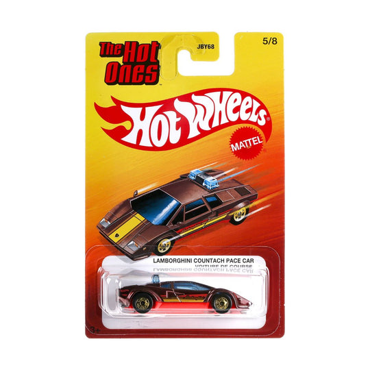 Đồ Chơi Siêu Xe Hot Ones - Lamborghini Countach Pace Car HOT WHEELS JKX52/JBY68