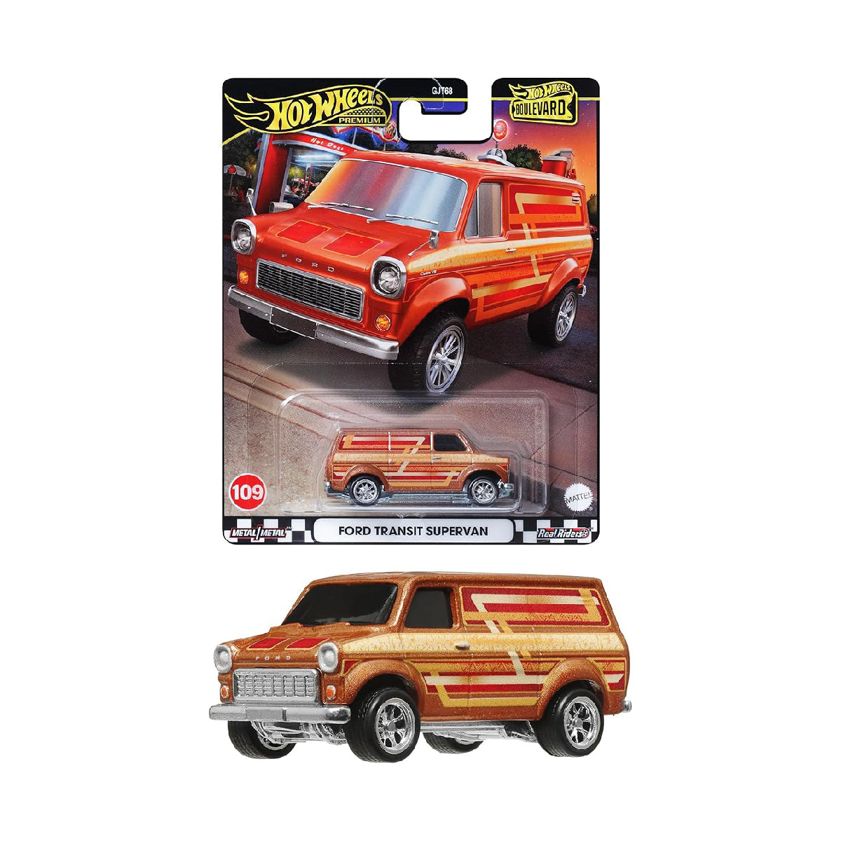 Siêu Xe Boulevard Ford Transit Super Van HOT WHEELS GJT68