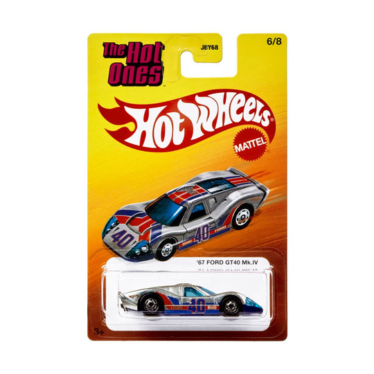 Đồ Chơi Siêu Xe Hot Ones - 1967 Ford GT40 MK.IV HOT WHEELS JBY68