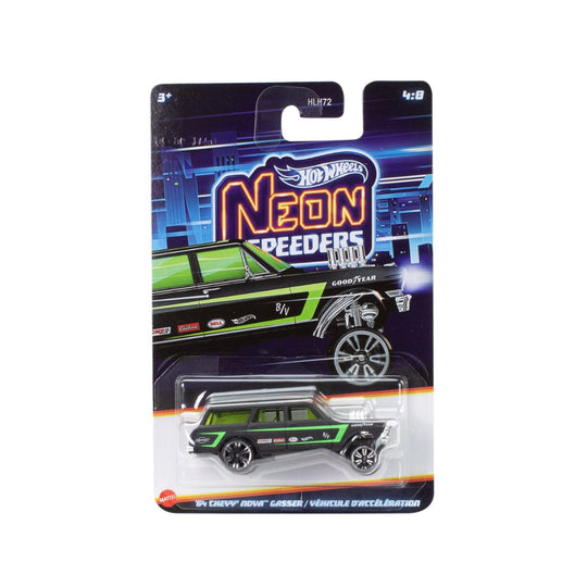 Siêu Xe Neon Speeders - 64 CHEVY NOVA GASSER HOT WHEELS HLH72