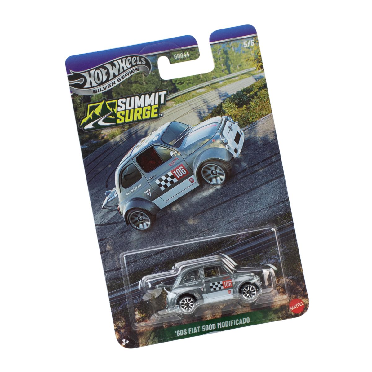 Đồ Chơi Siêu Xe Thể Thao 60s Fiat 500d Modificado HOT WHEELS GDG44