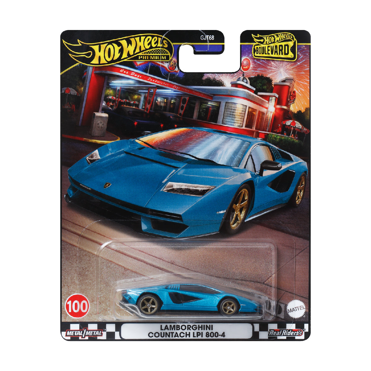 Siêu Xe Boulevard Lamborghini Countach LPI-800 Hot Wheels GJT68