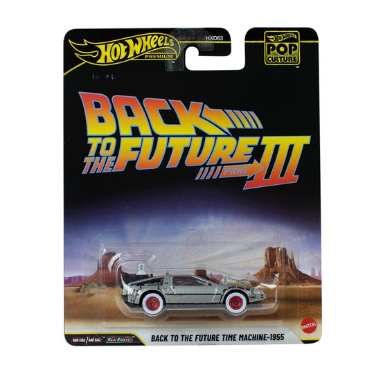 Đồ Chơi Siêu Xe Pop Culture - Time Machine 50S Version HOT WHEELS HXD63