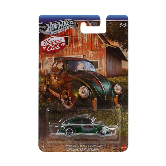 Đồ Chơi Siêu Xe Vintage Volkswagen Classic Bug (Chase) HOT WHEELS HRT81