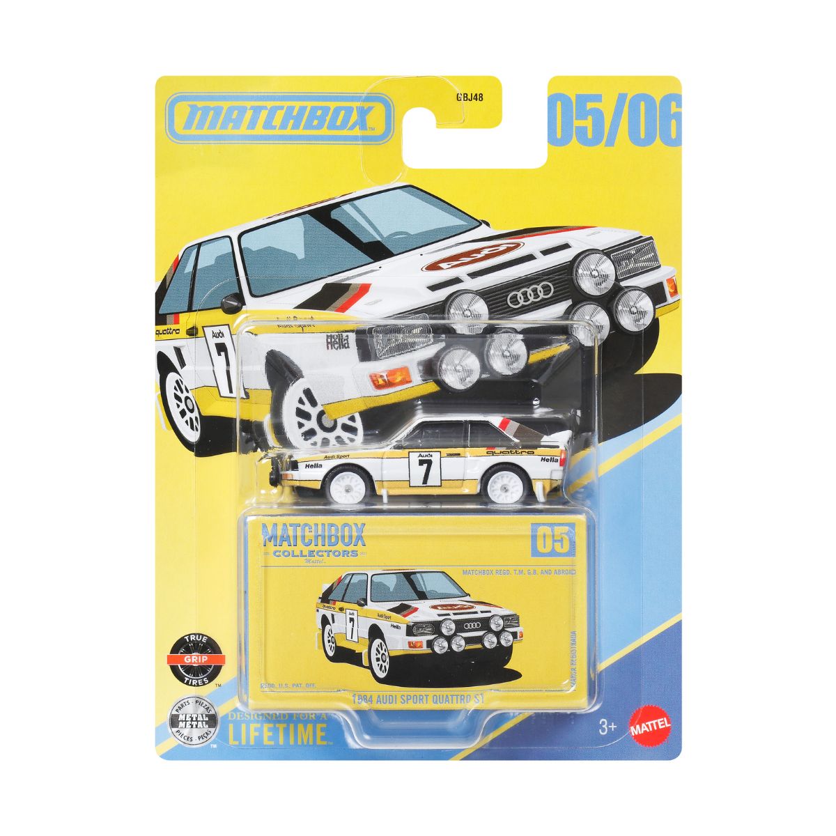 Đồ Chơi Siêu Xe Audi Quattro 1984 MATCHBOX JPY98/GBJ48