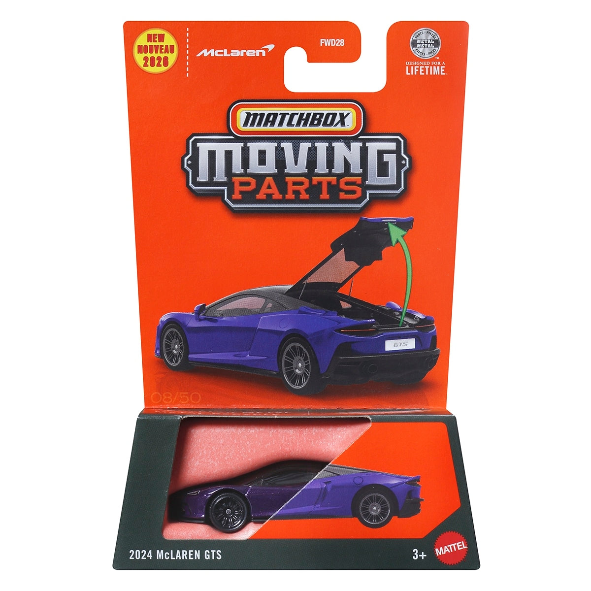 Đồ Chơi Siêu Xe McLaren GT 2024 MATCHBOX JHV28/FWD28