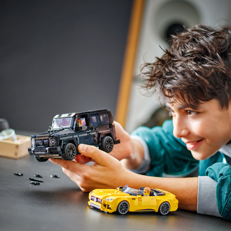 Đồ Chơi Lắp Ráp Siêu Xe Mercedes Amg Gt Roadster 2024 & Amg G63 LEGO SPEED CHAMPIONS 76924 (808 chi tiết)