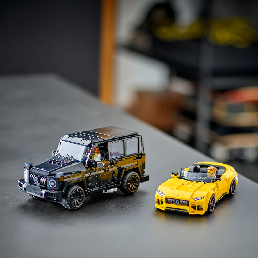 Đồ Chơi Lắp Ráp Siêu Xe Mercedes Amg Gt Roadster 2024 & Amg G63 LEGO SPEED CHAMPIONS 76924 (808 chi tiết)