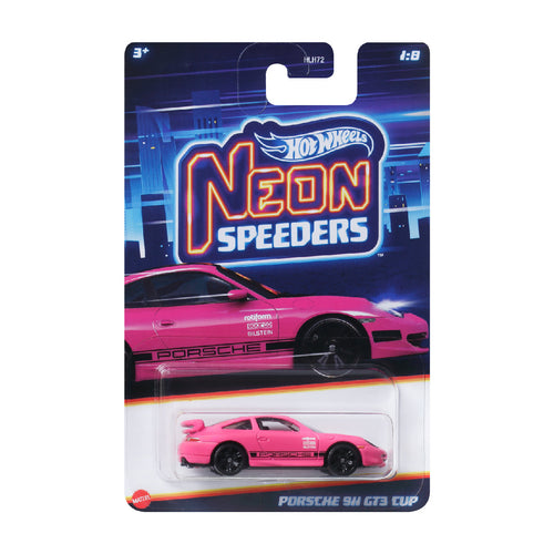 sieu-xe-neon-speeders-porsche-911-gt3-cup-hot-wheels-hrw75-hlh72