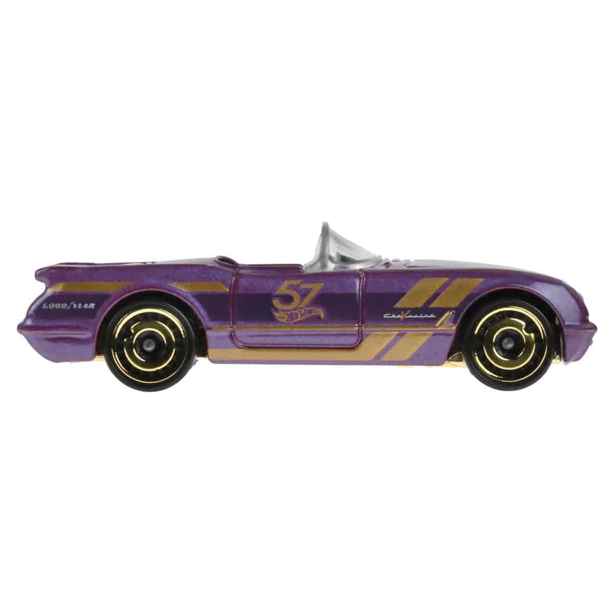 Đồ Chơi Mô Hình Siêu Xe Phiên Bản Ngọc Trai - 1955 Corvette HOT WHEELS HDH54