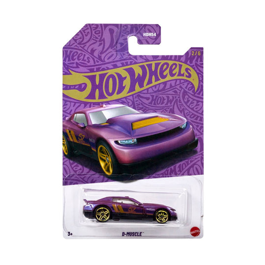 Pearl Edition Supercar Model Toy - D-Muscle Hot Wheels HDH54