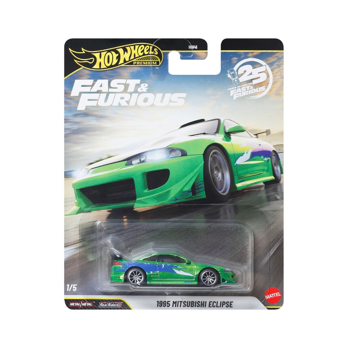 Đồ Chơi Siêu Xe Premium Fast&Furious 95 Mitsubishi Eclipse HOT WHEELS HNW46