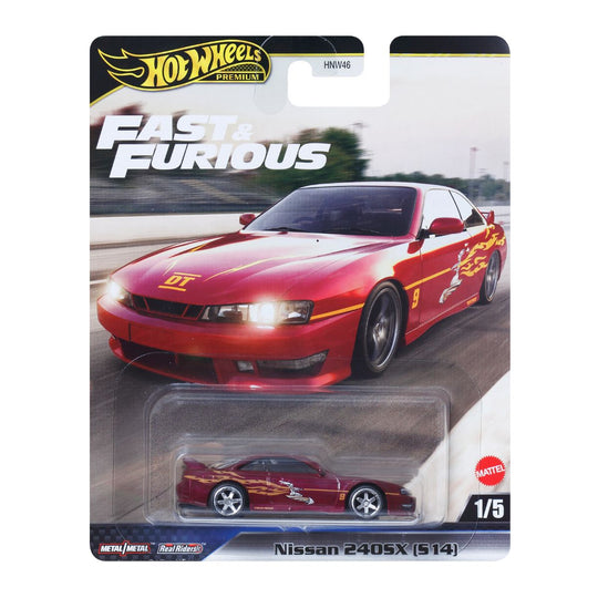 Premium Supercar Model Toy Fast & Furious Nissan 240SX (S14) Hot Wheels HNW46
