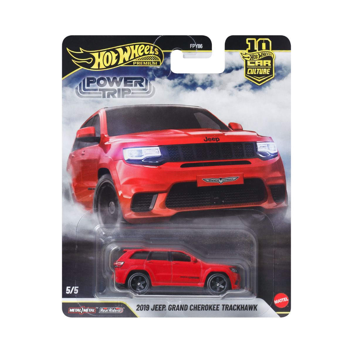 Đồ Chơi Siêu Xe Sang Trọng - JEEP GRAND CHEROKEE TRACKHAWK HOT WHEELS JKF28/FPY86