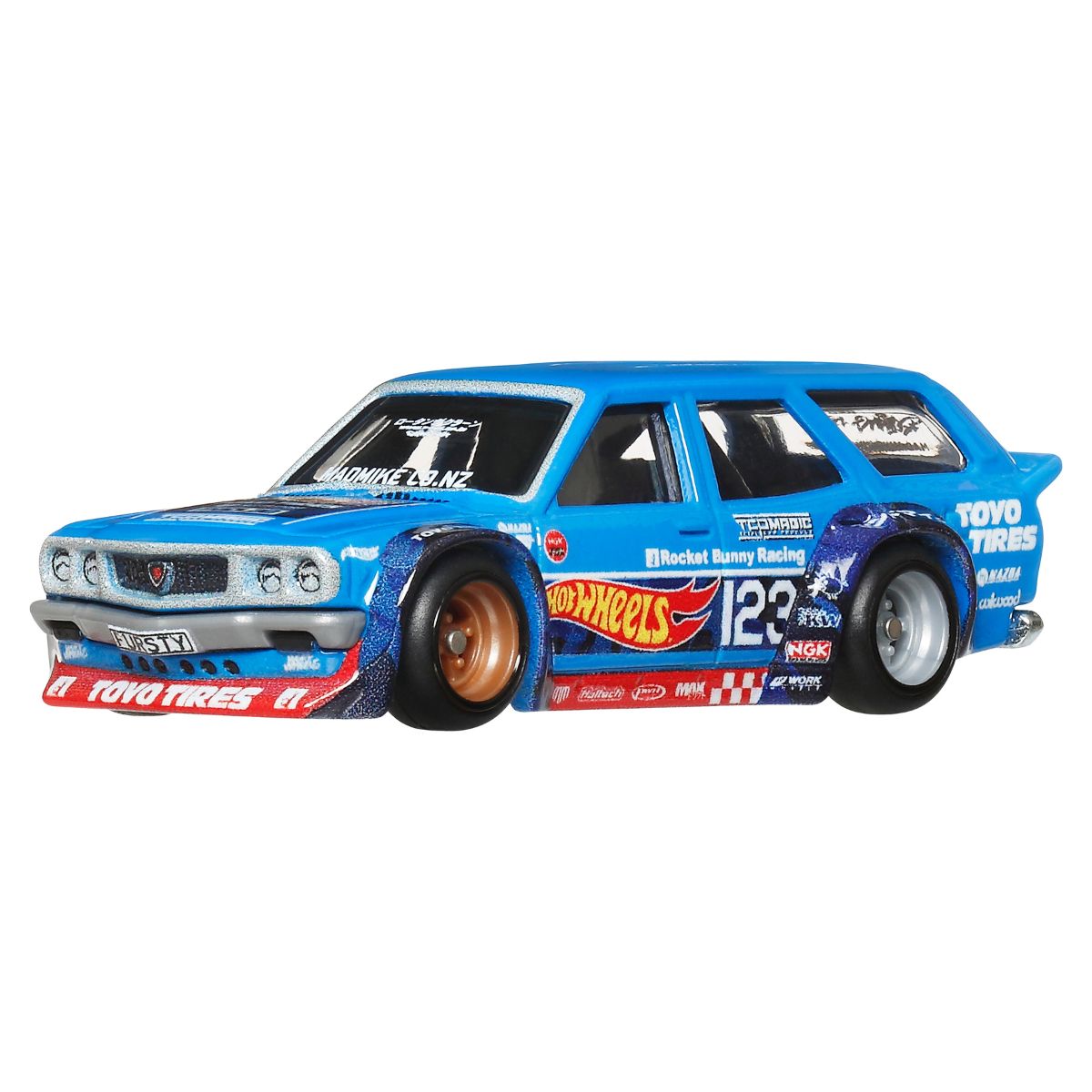 Đồ Chơi Mô Hình Siêu Xe Sang Trọng Mazda RX3 Wagon (Mad Mike) HOT WHEELS JBK50/FPY86