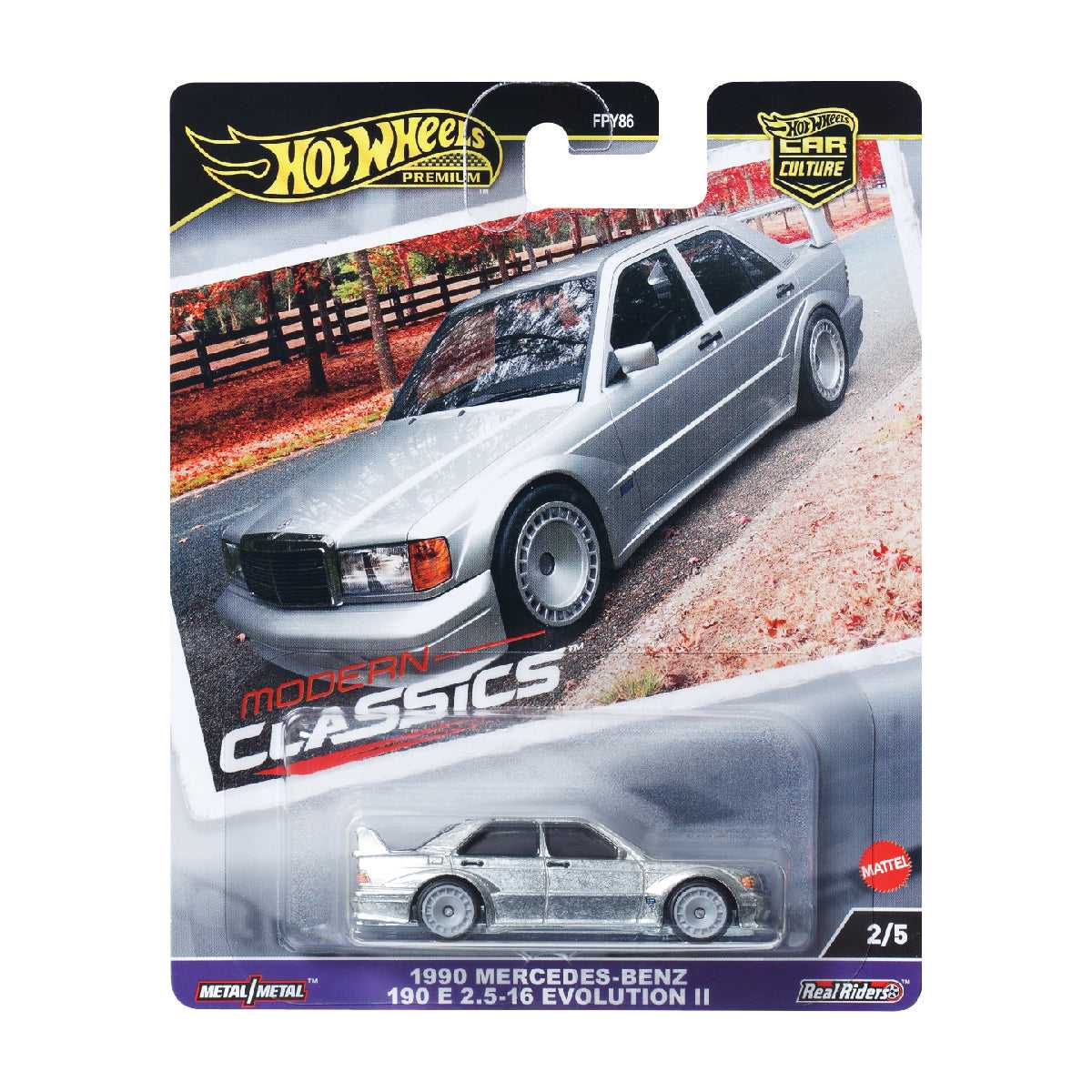 Siêu Xe Sang Trọng Mercedes-Benz 190E 2.5-1.6 HOT WHEELS FPY86