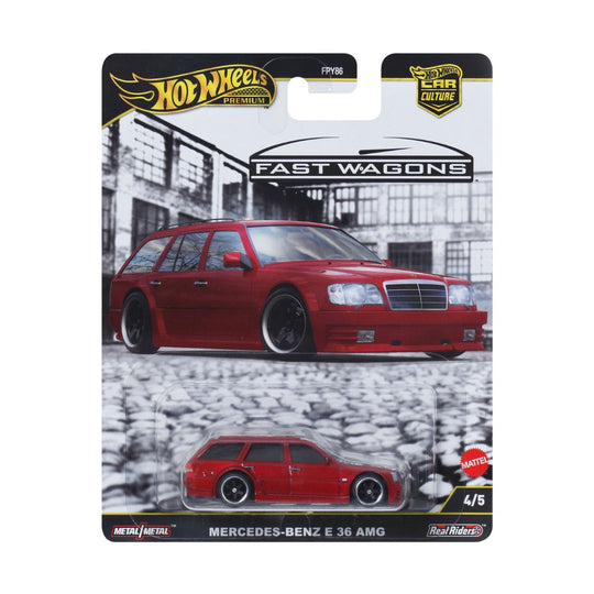 Luxury Supercar Model Toy Mercedes-Benz AMG E-36 Estate Hot Wheels FPY86