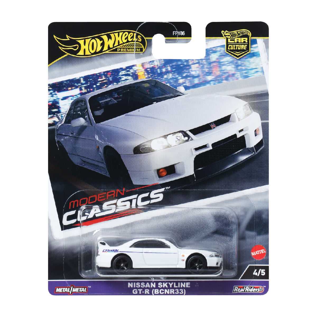 Siêu Xe Sang Trọng Nissan Skyline R-33 HOT WHEELS FPY86