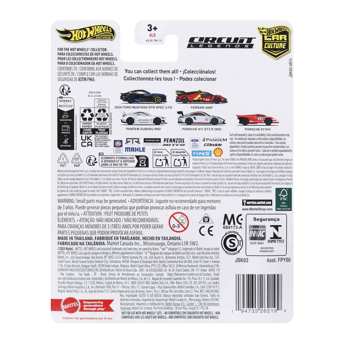 Đồ Chơi Mô Hình Siêu Xe Sang Trọng Porsche 917K HOT WHEELS FPY86