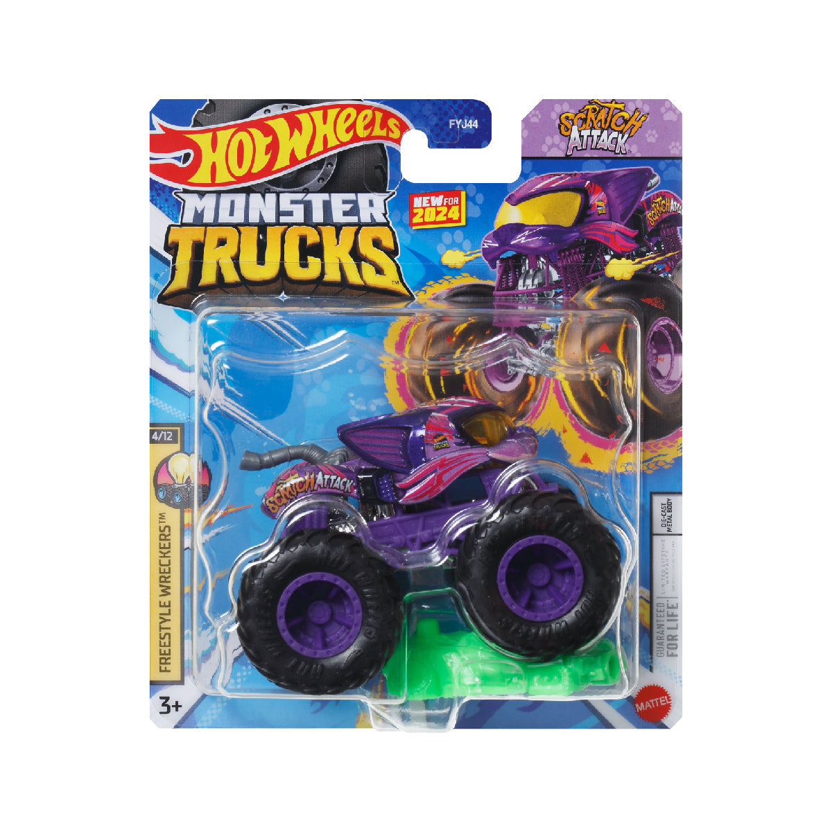 Siêu Xe Tải Quái Vật Monster Trucks Hot Wheels FYJ44
