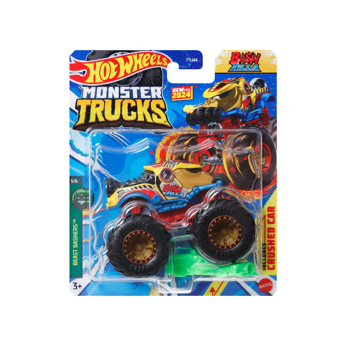 Siêu Xe Tải Quái Vật Monster Trucks Hot Wheels FYJ44