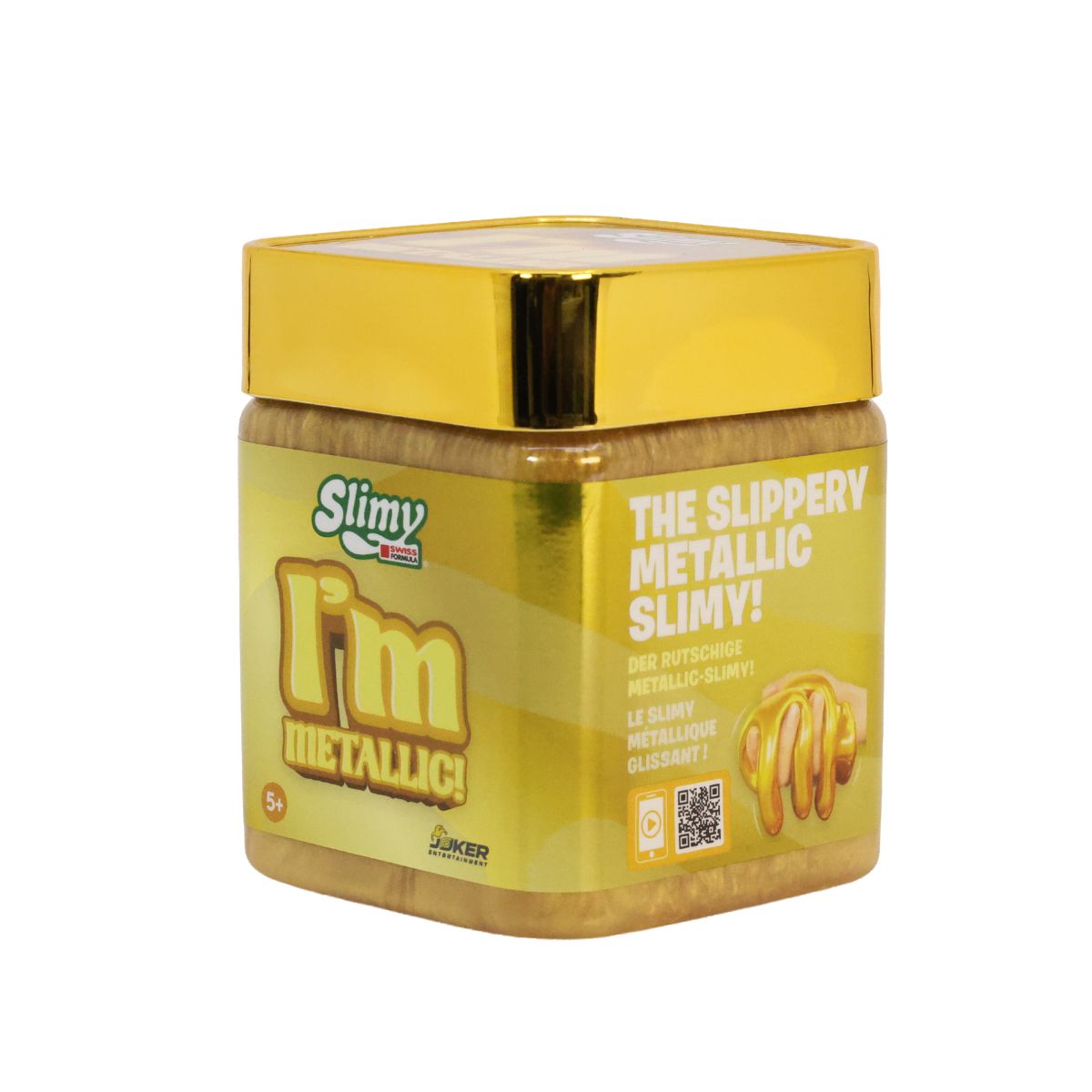 Đồ Chơi Slime Ánh Kim Vàng Lấp Lánh_220gr SLIMY 20271231/32158/GO