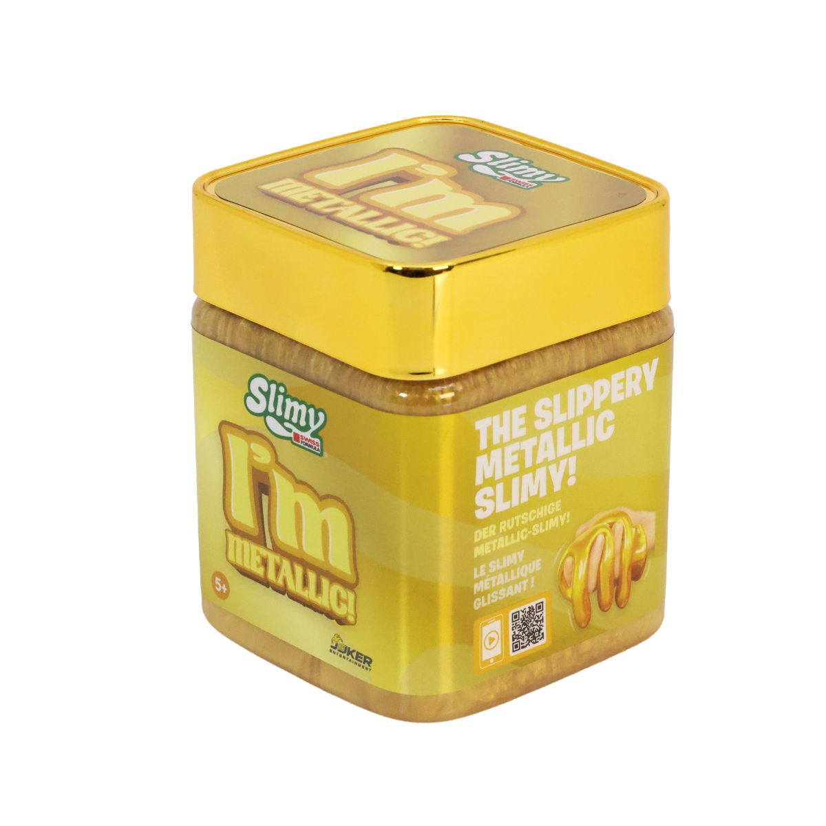 Đồ Chơi Slime Ánh Kim Vàng Lấp Lánh_220gr SLIMY 20271231/32158/GO