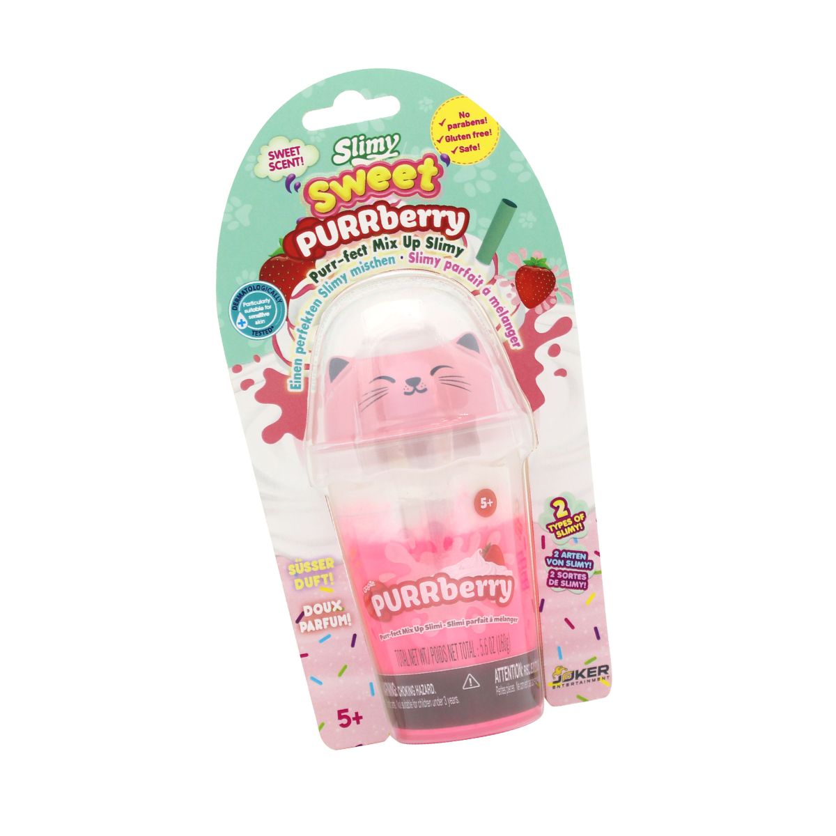 Đồ Chơi Slimy Cà Phê Kitty Purrberry Dâu Hồng Đáng Yêu SLIMY 20271231/33520A/PK
