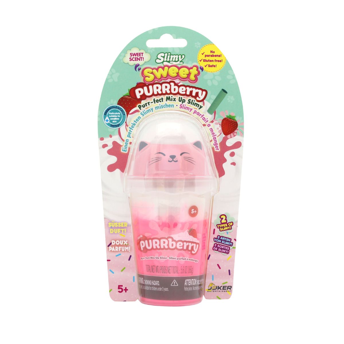 Đồ Chơi Slimy Cà Phê Kitty Purrberry Dâu Hồng Đáng Yêu SLIMY 20271231/33520A/PK