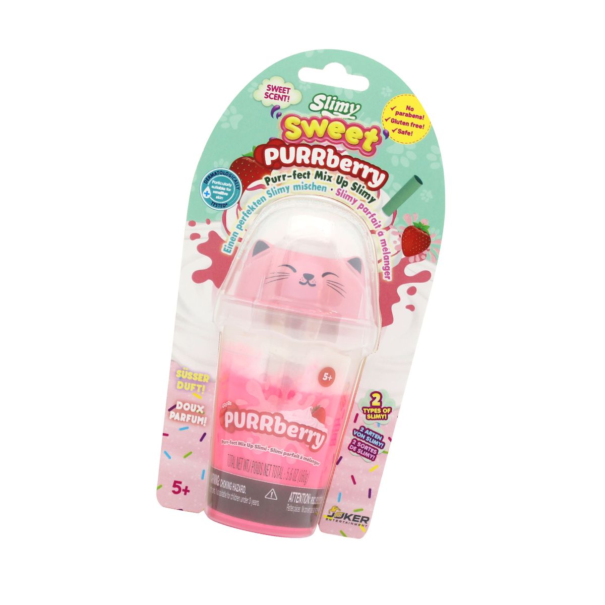 Đồ Chơi Slimy Cà Phê Kitty Purrberry Dâu Hồng Đáng Yêu SLIMY 20271231/33520A/PK