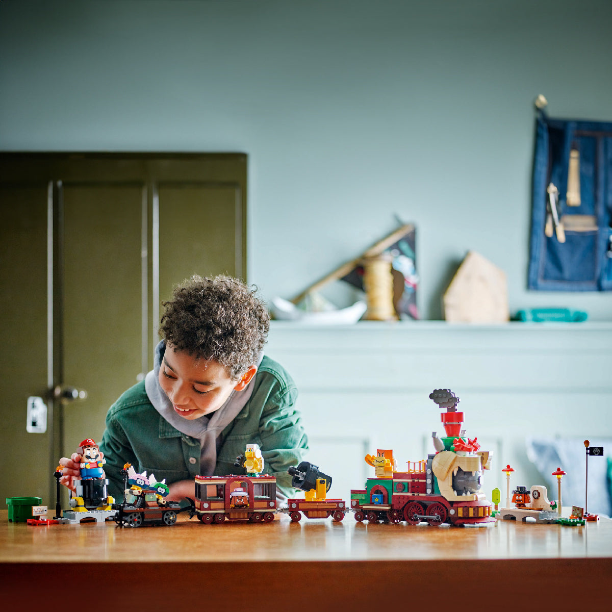 Đồ Chơi Lắp Ráp Tàu Lửa Bowser Siêu Tốc LEGO SUPER MARIO 71437 (1392 chi tiết)