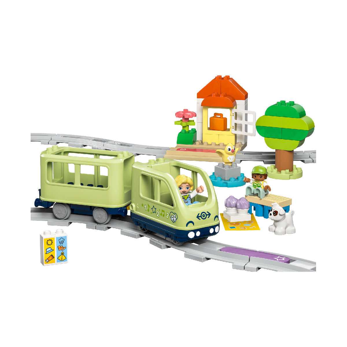 Đồ Chơi Lắp Ráp Tàu Lửa Phiêu Lưu Tương Tác LEGO DUPLO 10427