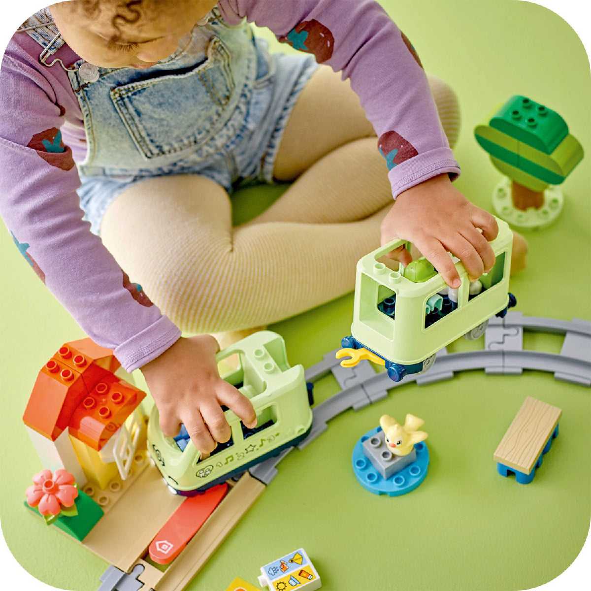 Đồ Chơi Lắp Ráp Tàu Lửa Phiêu Lưu Tương Tác LEGO DUPLO 10427