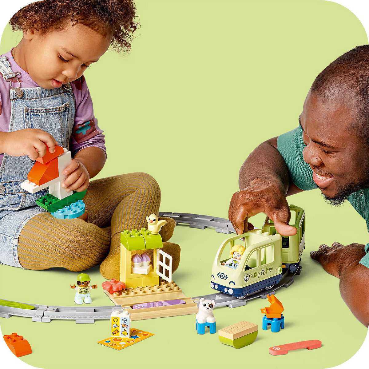 Đồ Chơi Lắp Ráp Tàu Lửa Phiêu Lưu Tương Tác LEGO DUPLO 10427